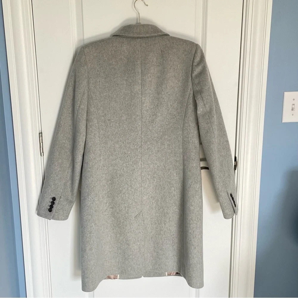 J. Crew Gray Single Breasted Peacoat Wool by Nello Gori - No Bag - Picture 8 of 14